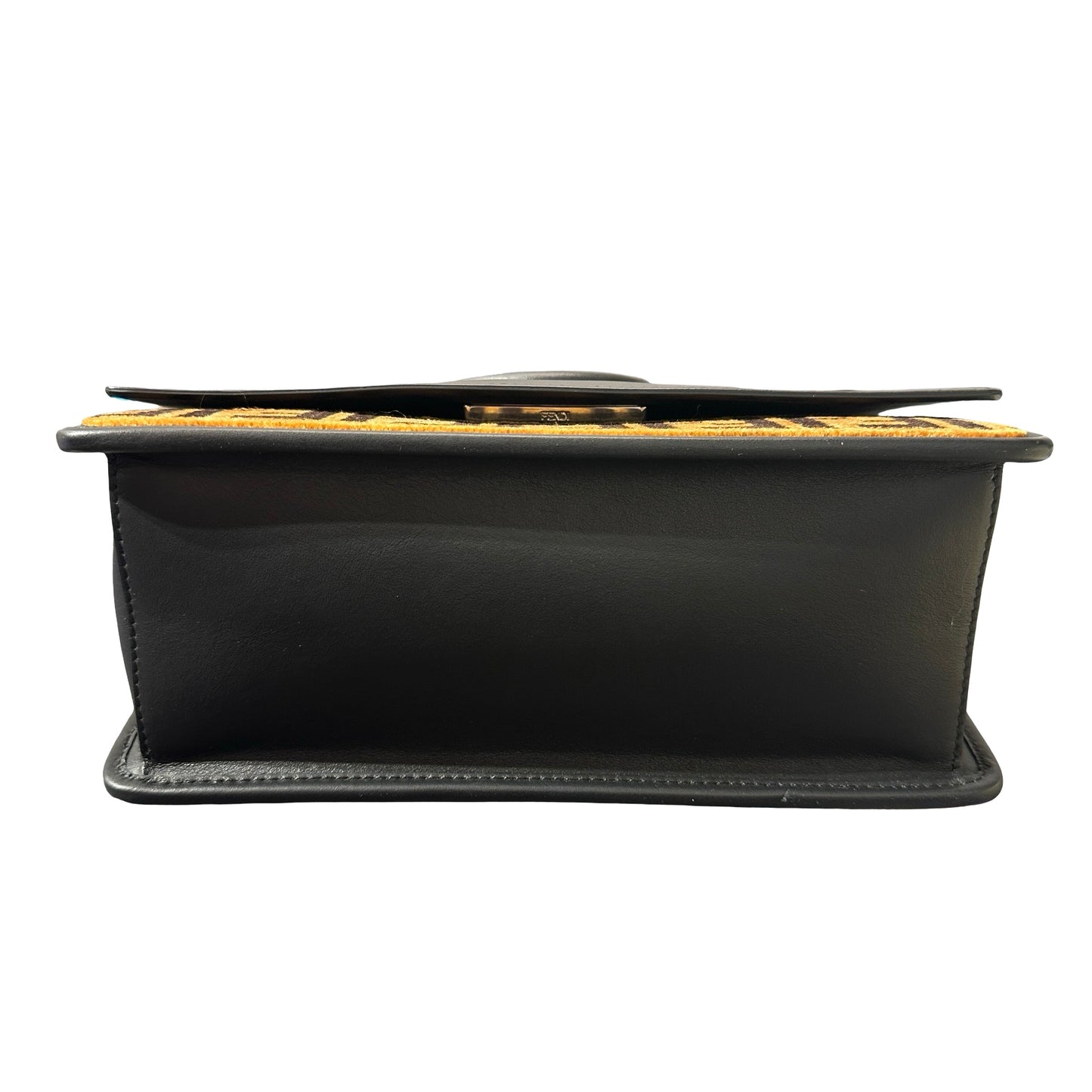 Used FENDI Calfskin Leather Two Way Shoulder Bag