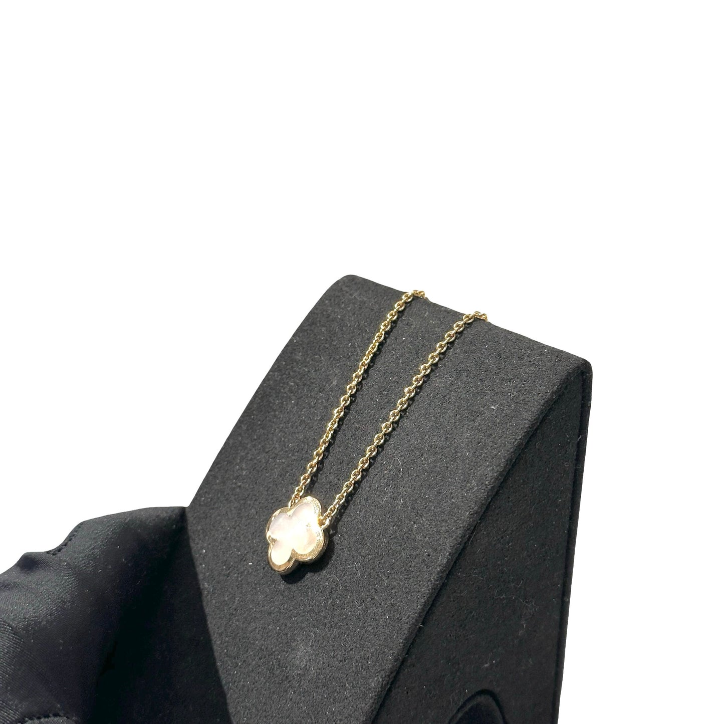 Used VAN CLEEF & ARPELS Rose Gold 18K Gold PURE Alhambra Necklace GHW