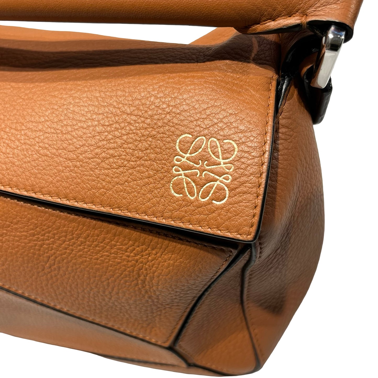 Used LOEWE Puzzle Cross Body Bag Brown PHW