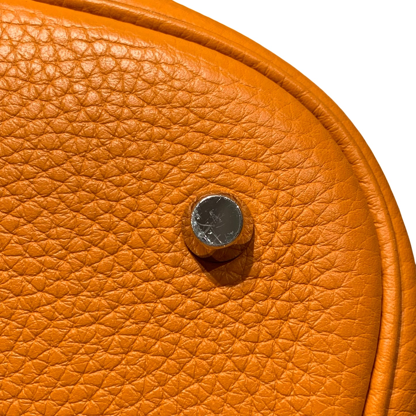 HERMES PICOTIN 26 RED ORANGE PHW [A04199]