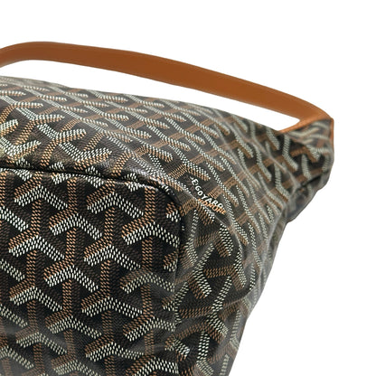 Used GOYARD Goyardine HOBO BAG Hobo Bag Black Brown