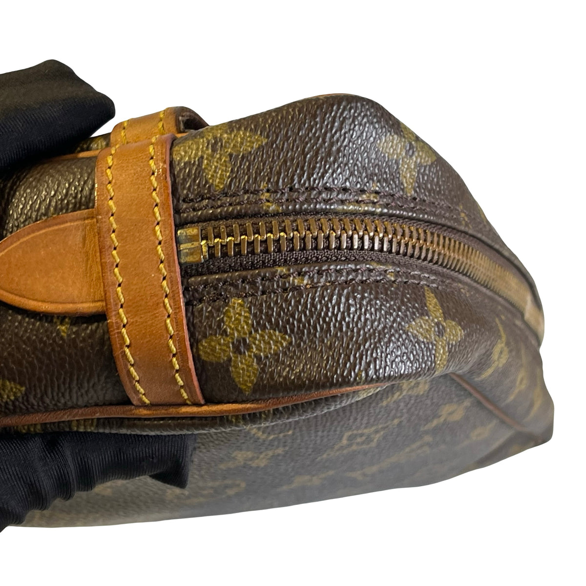 Used LOUIS VUITTON Monogram Canvas Monogram Trocadero Crossbody Bag Brown