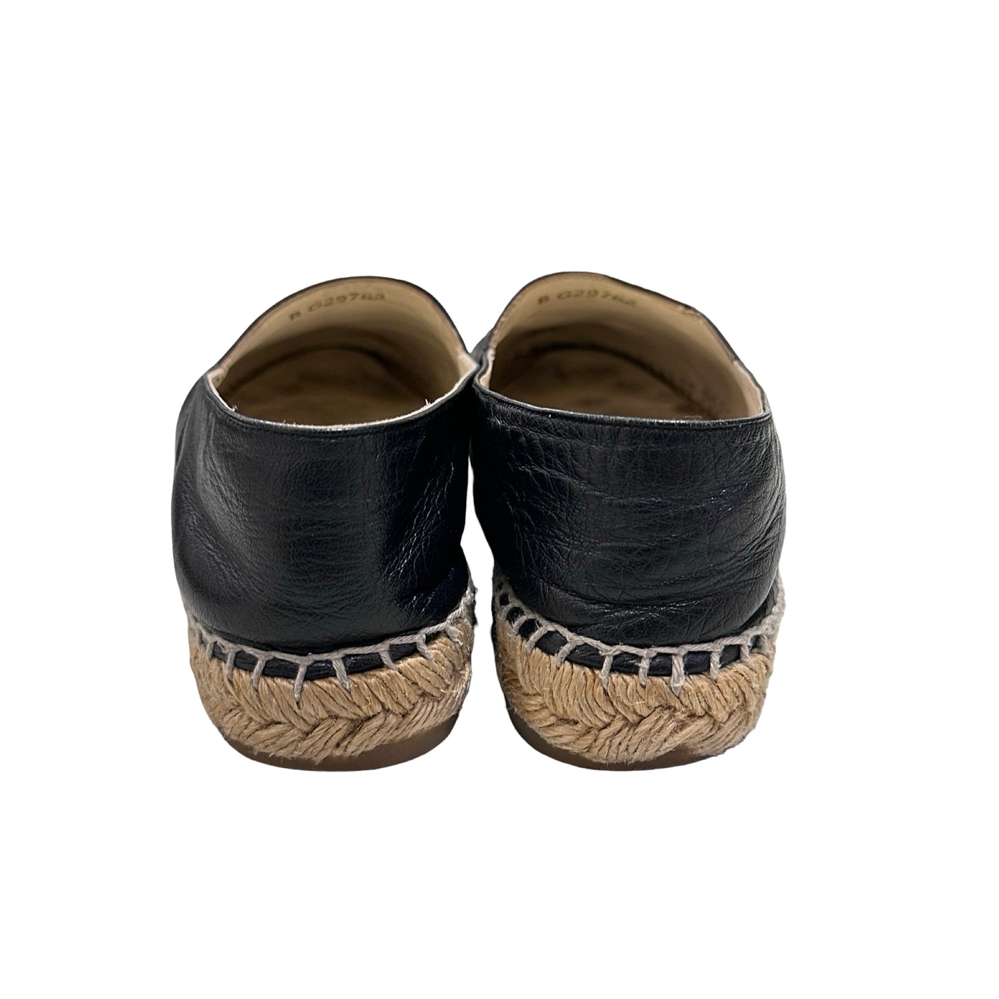 Used CHANEL Espadrilles Shoes Black