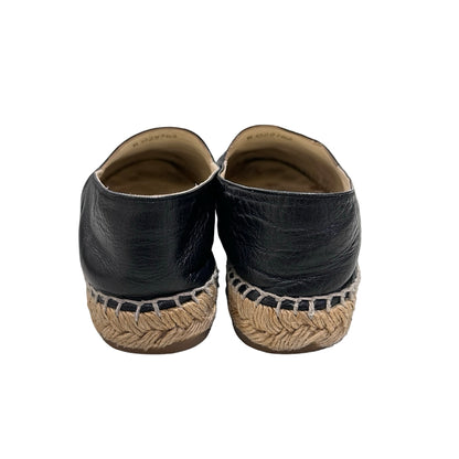 Used CHANEL Espadrilles Shoes Black