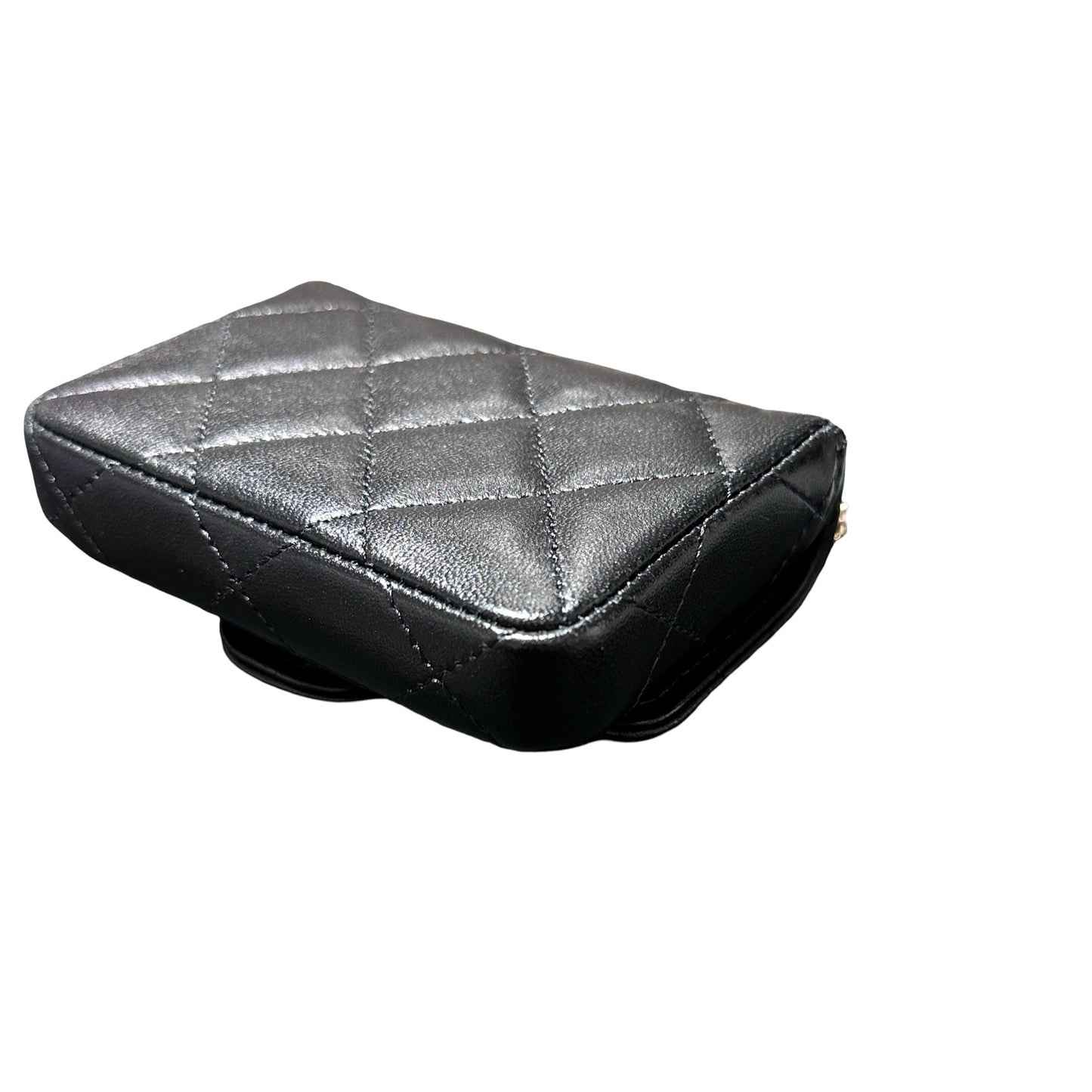 Used CHANEL Mini Bag Black GHW