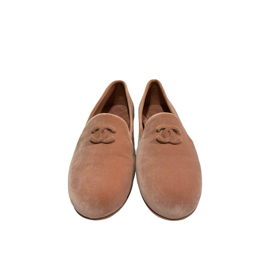 Used CHANEL Suede Shoes Pink