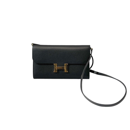 Used HERMÈS Constance to go Cross Body Bag Black GHW