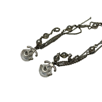Used CHANEL Earrings PHW