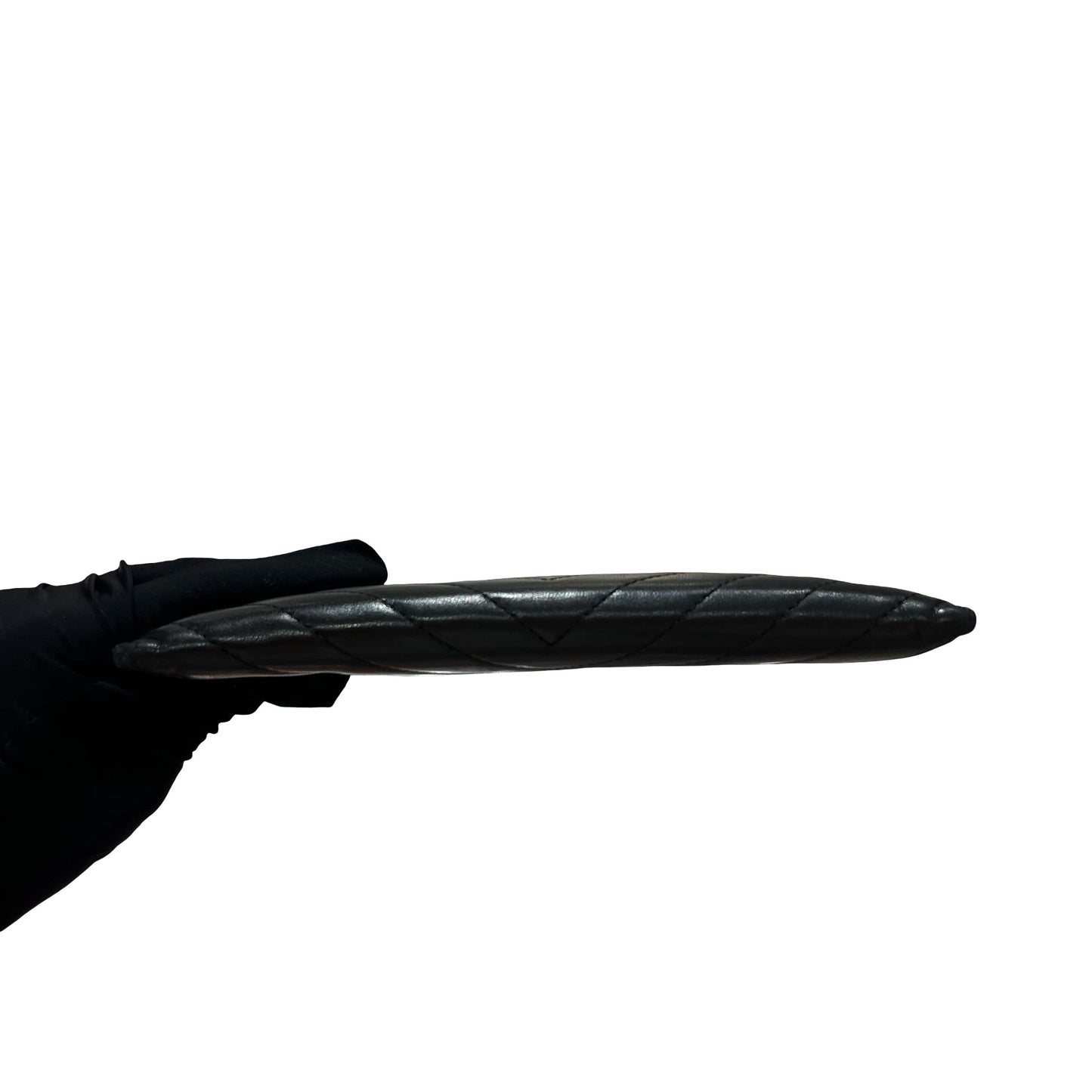 Used CHANEL Wallet Black GHW