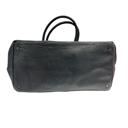 TORY BURCH BLACK LEATHER TOTE BAG [3000659]