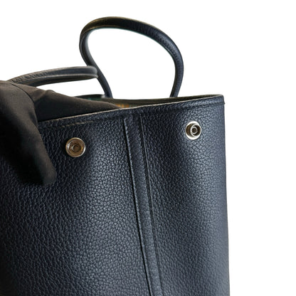 Used HERMES Negonda Garden Party 36 Tote Bag Navy PHW