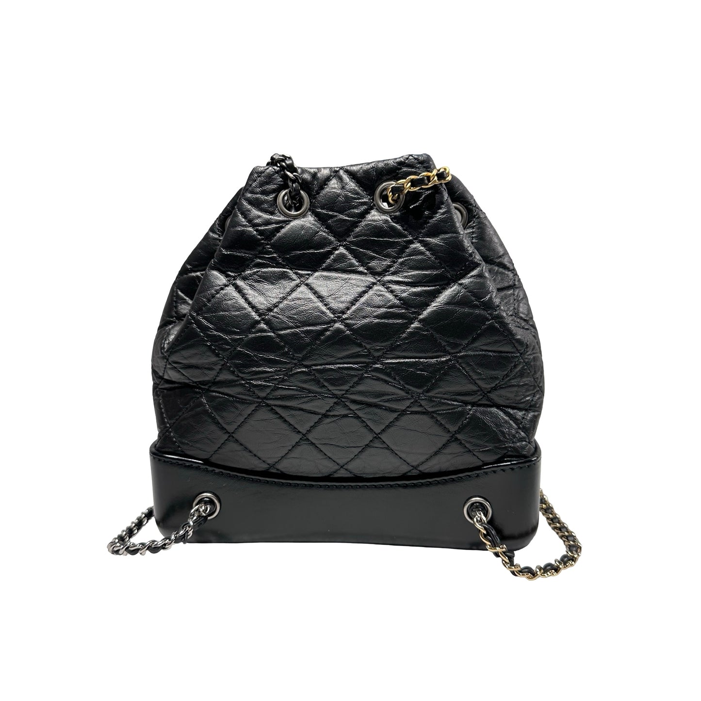 Used CHANEL Gabrielle Backpack Black