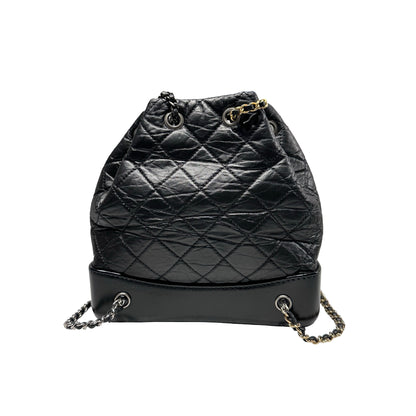 Used CHANEL Gabrielle Backpack Black