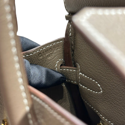 Brand New HERMES Togo Birkin Handbag Etoupe
