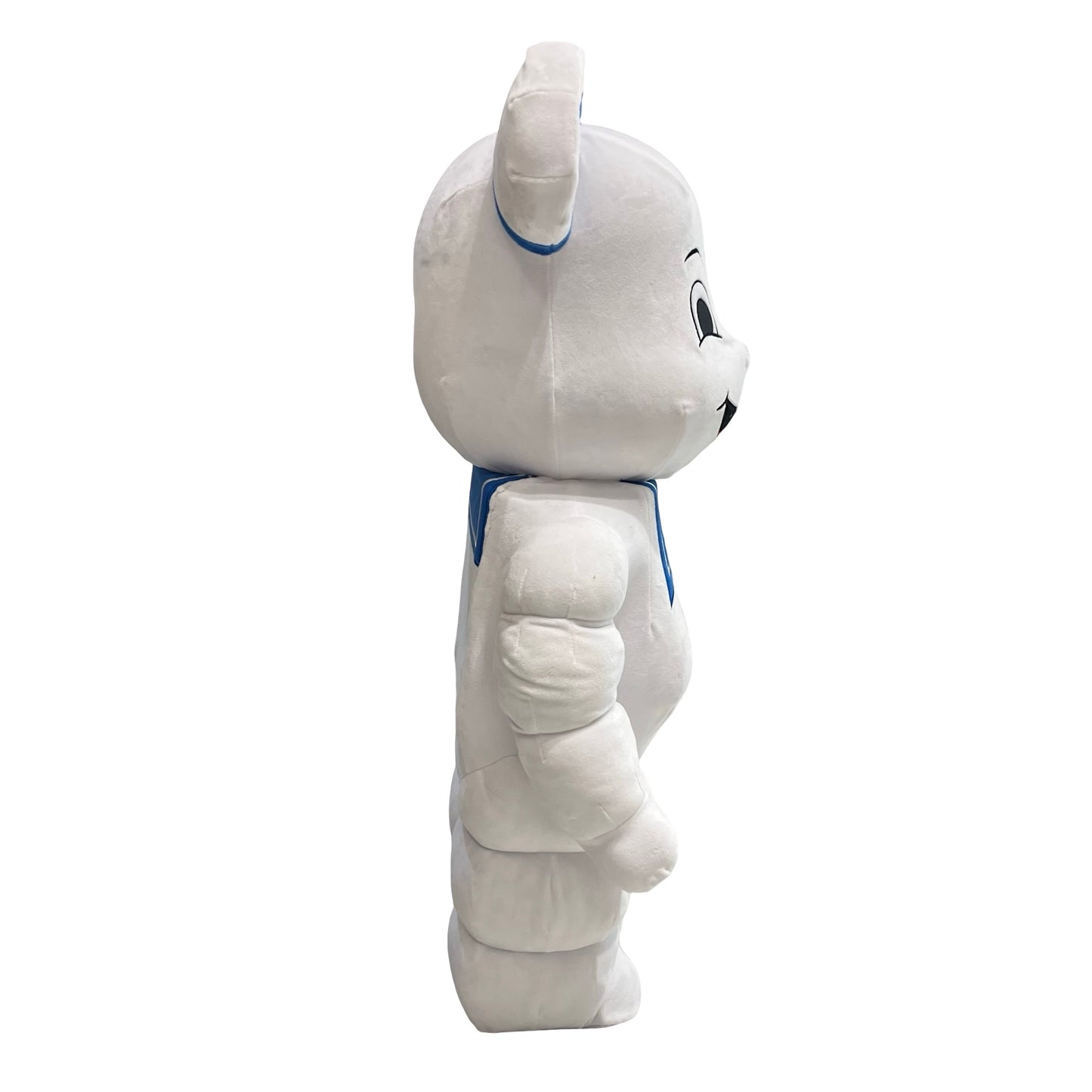 Used BEAR BRICKS Plush Stay Puft Marshmallow Man Bearbrick Plush Accessories White Blue Red