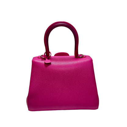 Used DELVAUX Calfskin Leather BRILLANT MINI Cross Body Bag