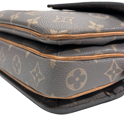 Used LOUIS VUITTON Autres Touiles Monogram Pochette Métis Shoulder Bag Gray GHW