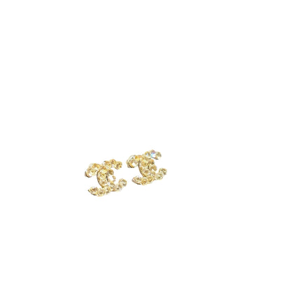 Used CHANEL CC Logo Earrings Jewellery GHW