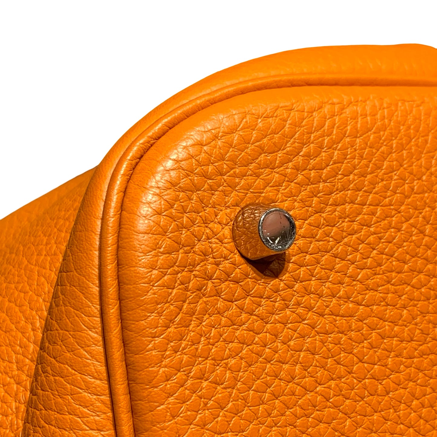 HERMES PICOTIN 26 RED ORANGE PHW [A04199]