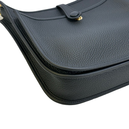 Brand New HERMES TC Evelyn 23 Shoulder Bag Black