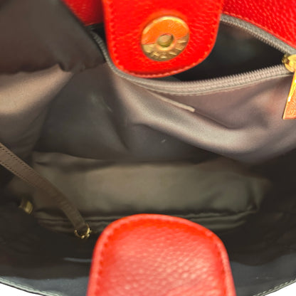 Used CHANEL GHW Used Chanel PST Shoulder Red Bag
