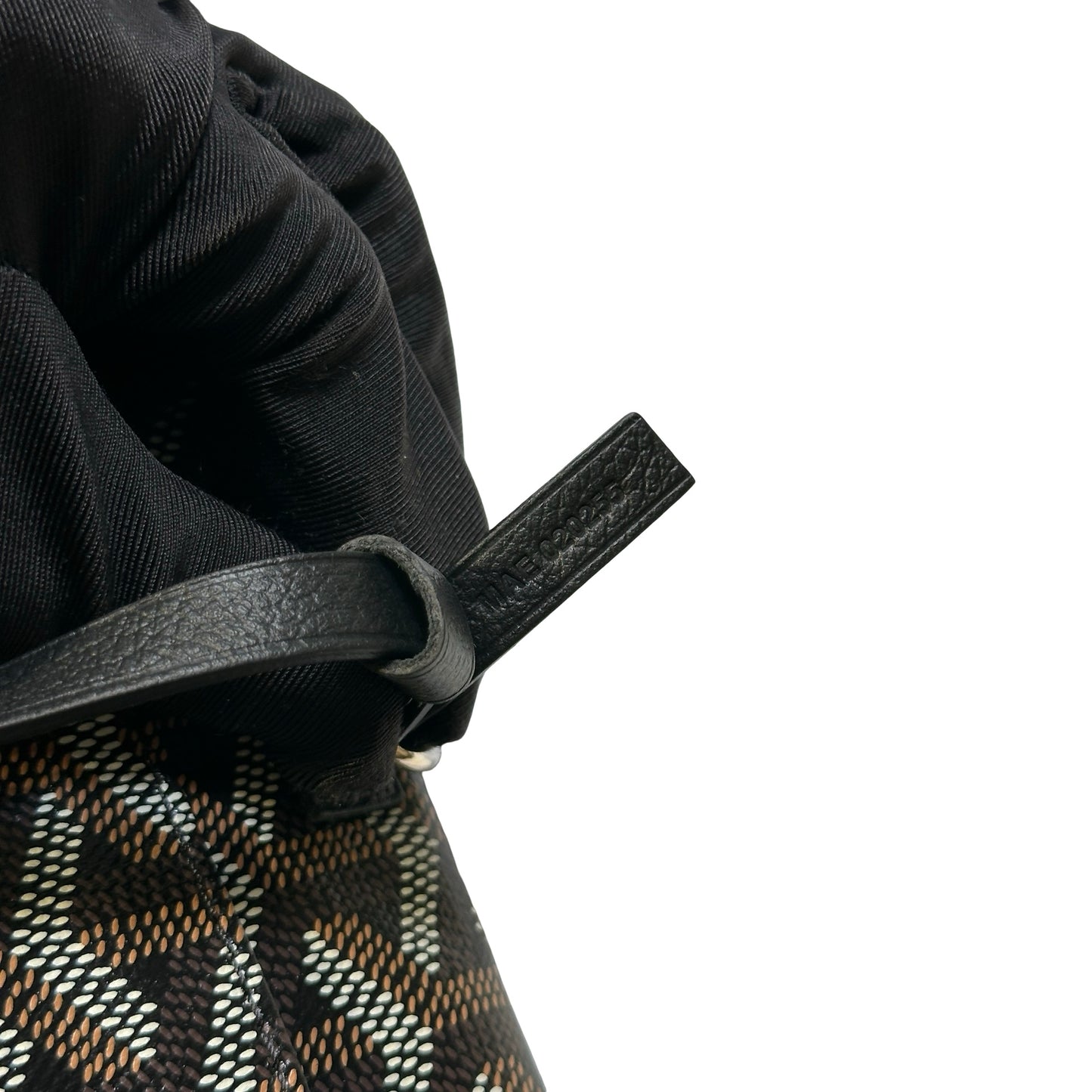 Used GOYARD Monogram BOHEME HOBO Hobo Bag Black Brown White