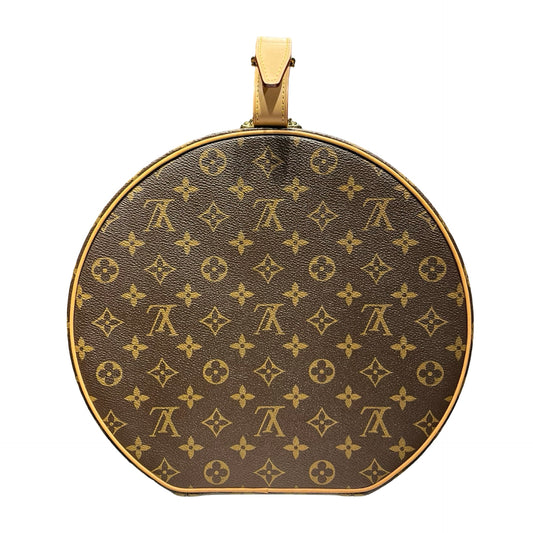 Used LOUIS VUITTON Monogram Canvas Boite Chapeau 30 Trunk Brown