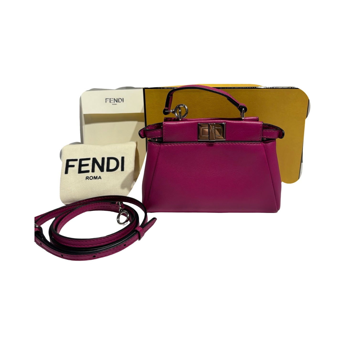 FENDI MINI PEEKABOO TWO WAY SHOULDER BAG [3000257]