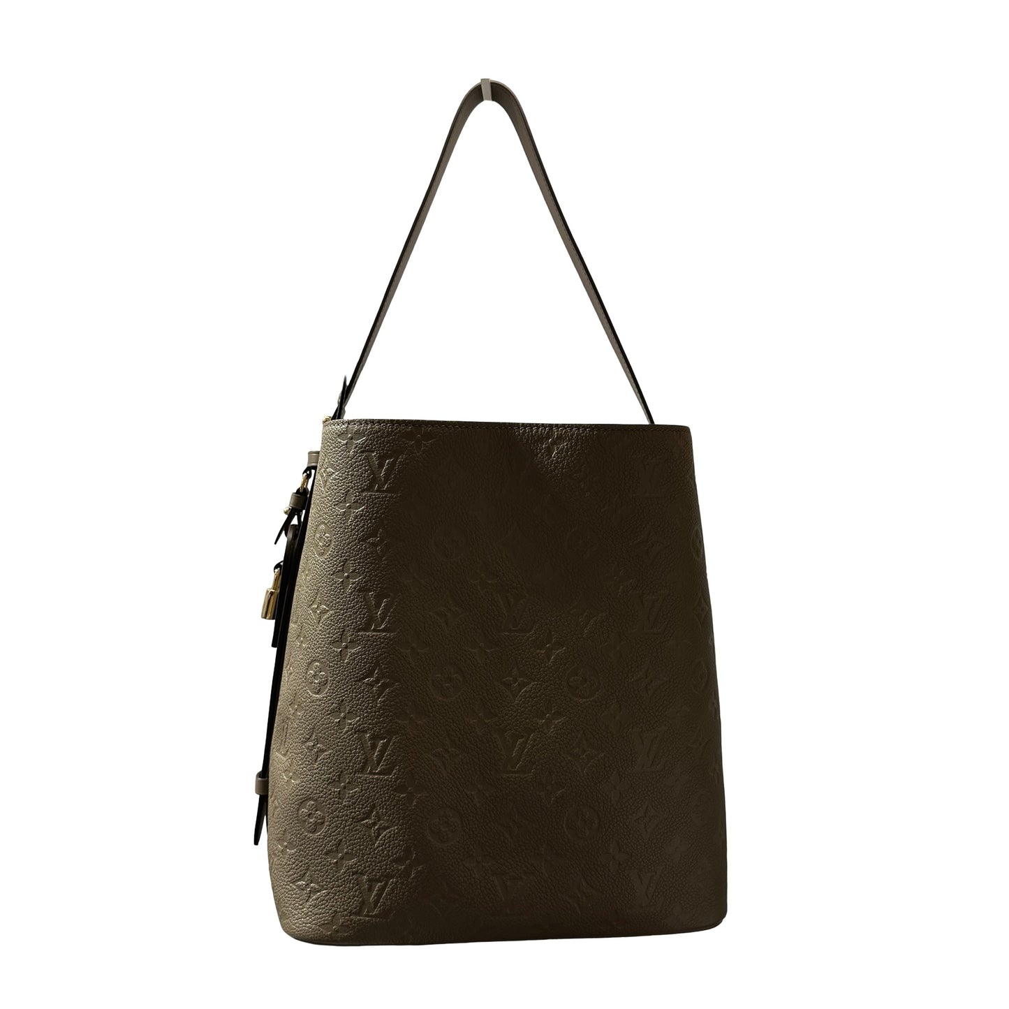 Used LOUIS VUITTON All in GM Shoulder Bag Brown GHW