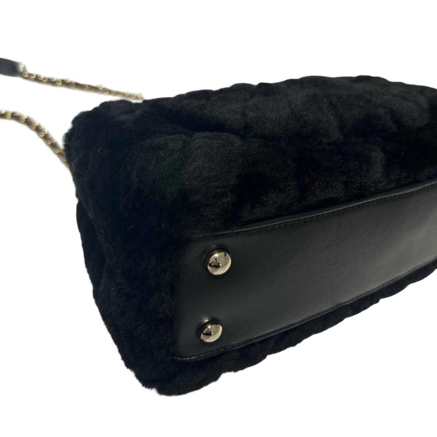 Faux fur Coco handle Two Way Shoulder Bag [101205]