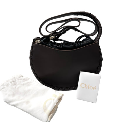 Brand New CHLOE Leather Hobe bag Shoulder Bag Brown