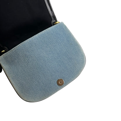 Used SEE BY CHLOE Denim Hana Shoulder Bag Blue
