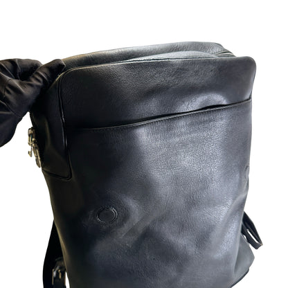 Used BALENCIAGA Leather Backpack Black