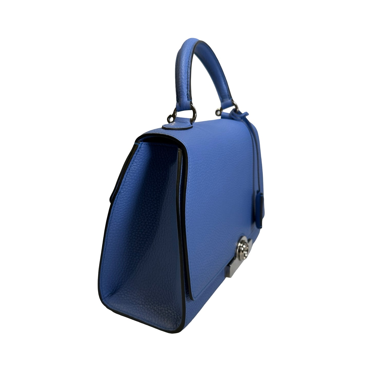 Used MOYNAT Taurillon Rejane Handbag Blue