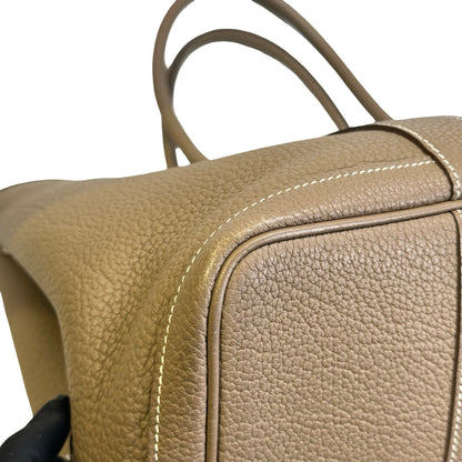 Used HERMES TC Garden Party 36 Tote Bag Etoupe GHW