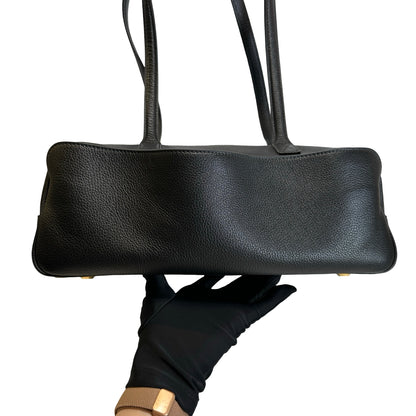 Used BALENCIAGA Leather Shoulder Bag Shoulder Bag Black