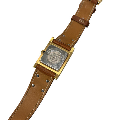 Used HERMÈS Watch Brown Gold (37) GHW