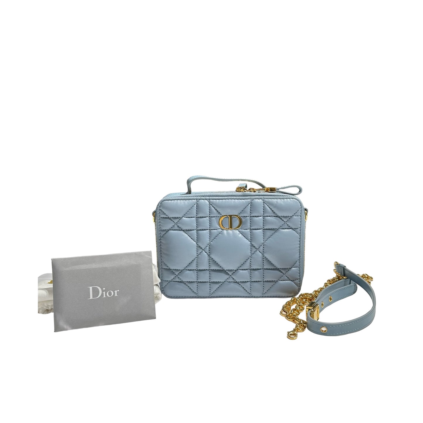 DIOR MINI CARO BLUE [20004201]