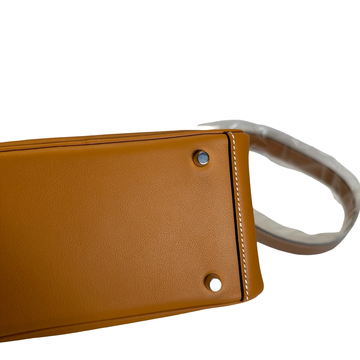 Brand New HERMES Swift Mini Lindy Shoulder Bag Toffee PHW