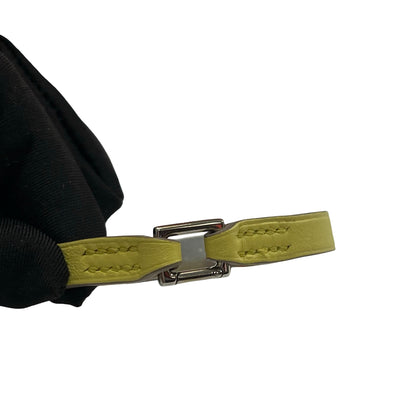 Used HERMÈS Leather Rivale Mini BRACELET Yellow