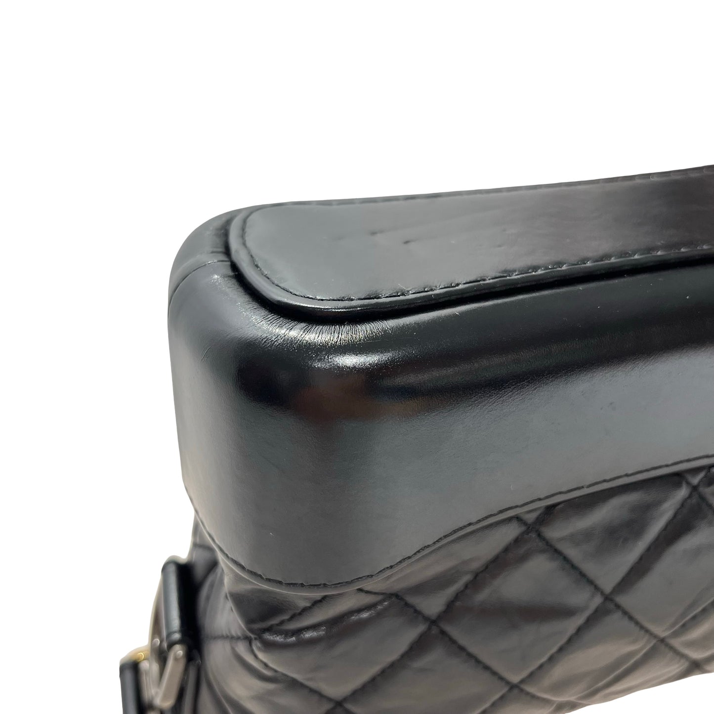 Used CHANEL Gabrielle Chain Shoulder Bag Black