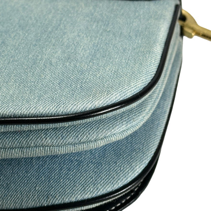 Used SEE BY CHLOE Denim Hana Shoulder Bag Blue