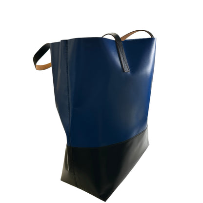 Used MARNI PVC Tote Bag Tote Bag Blue Black