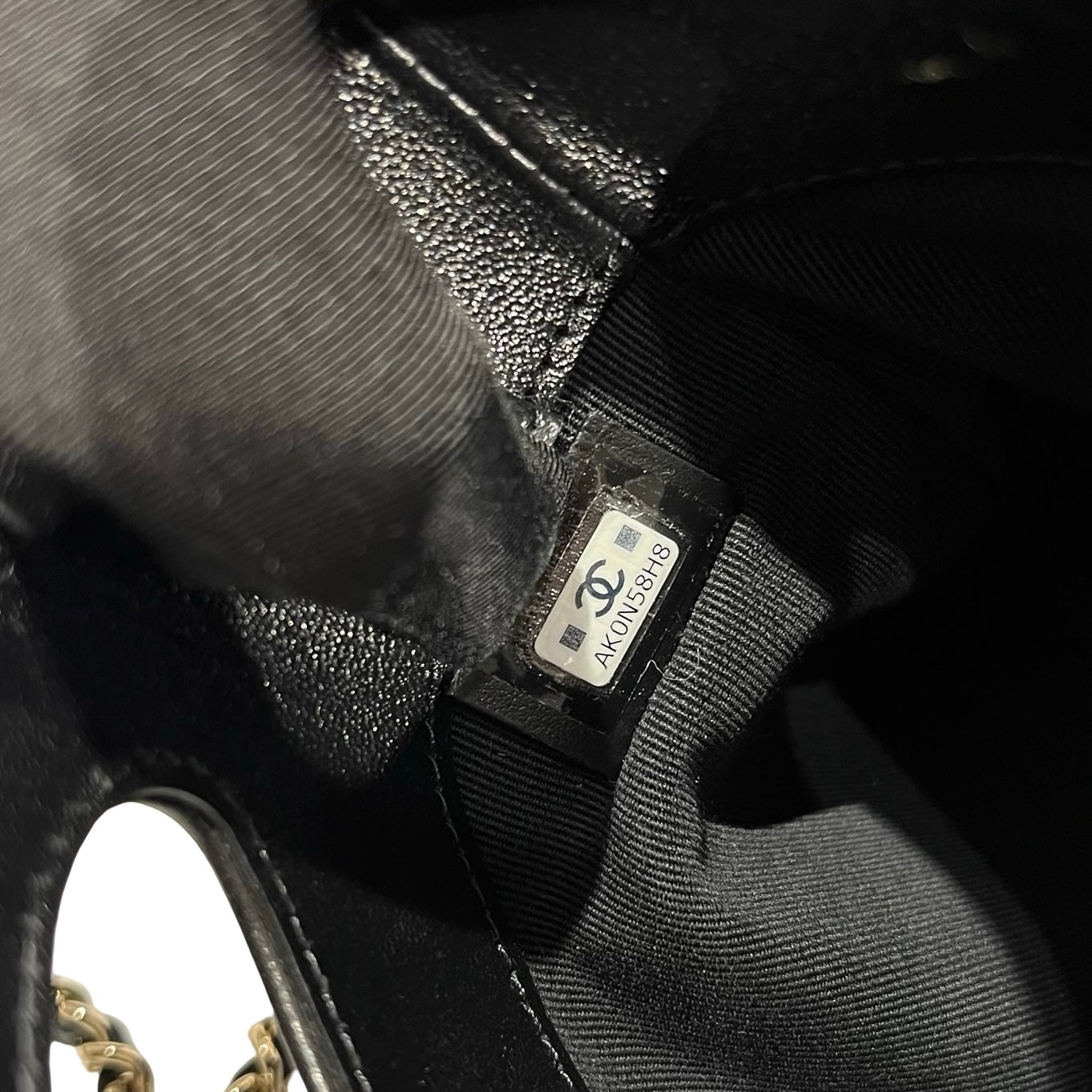 New CHANEL Cross Body Bag Black GHW