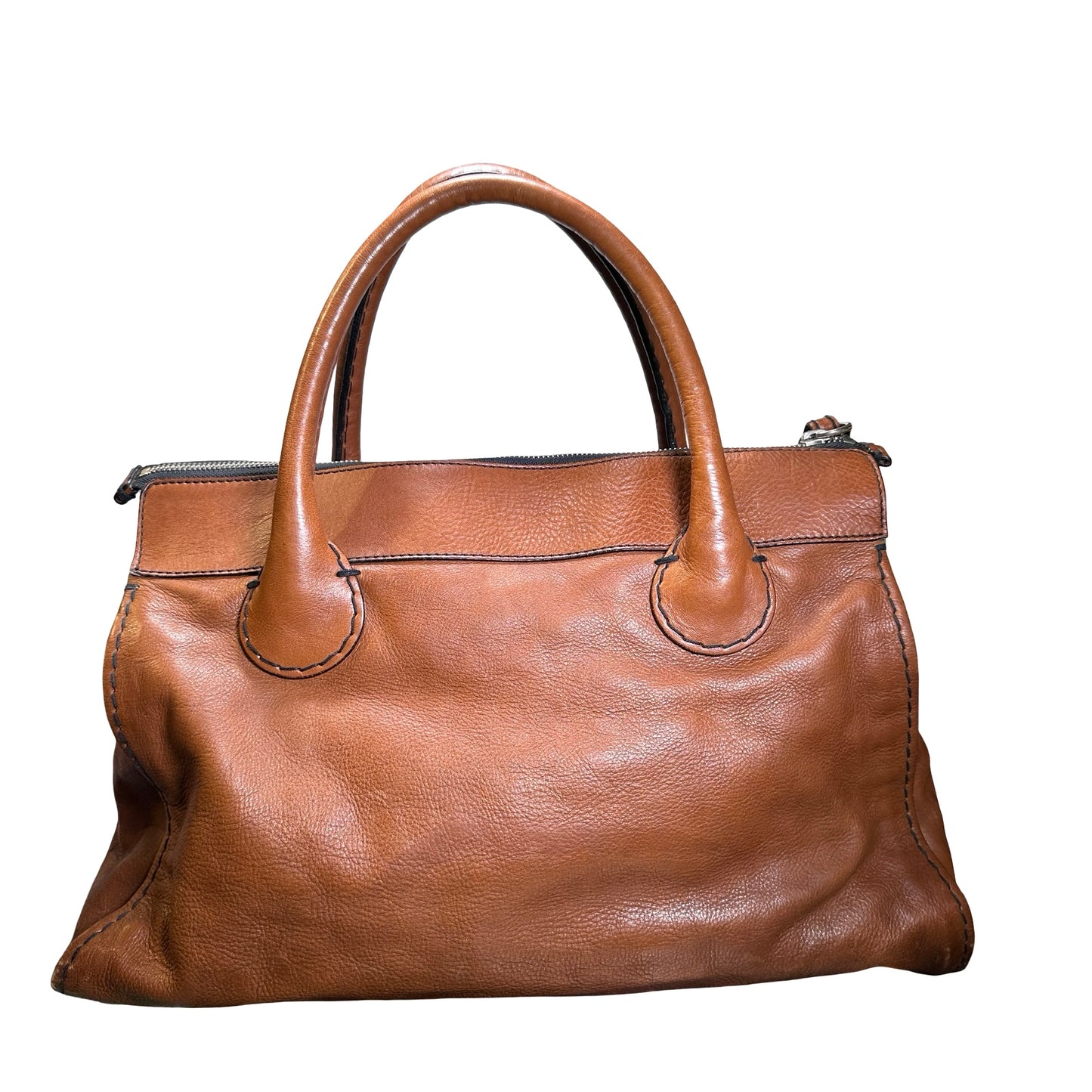Used CHLOE Edith Bag Shoulder Bag Brown PHW