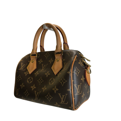 Used LOUIS VUITTON Monogram Canvas Speedy 25 Bandoulière Handbag Brown