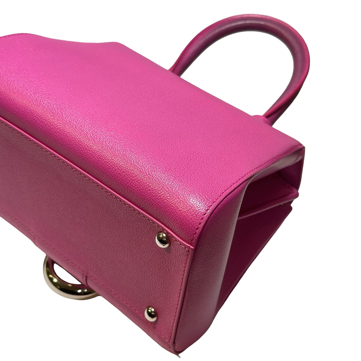 Used DELVAUX Calfskin Leather BRILLANT MINI Cross Body Bag