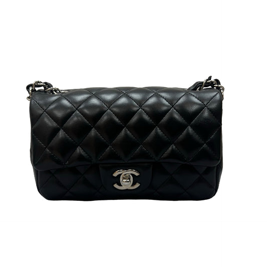 Used Chanel Classic Flap 20 Black PHW