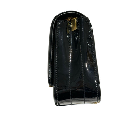 Used SAINT LAURENT Cross Body Bag Black GHW