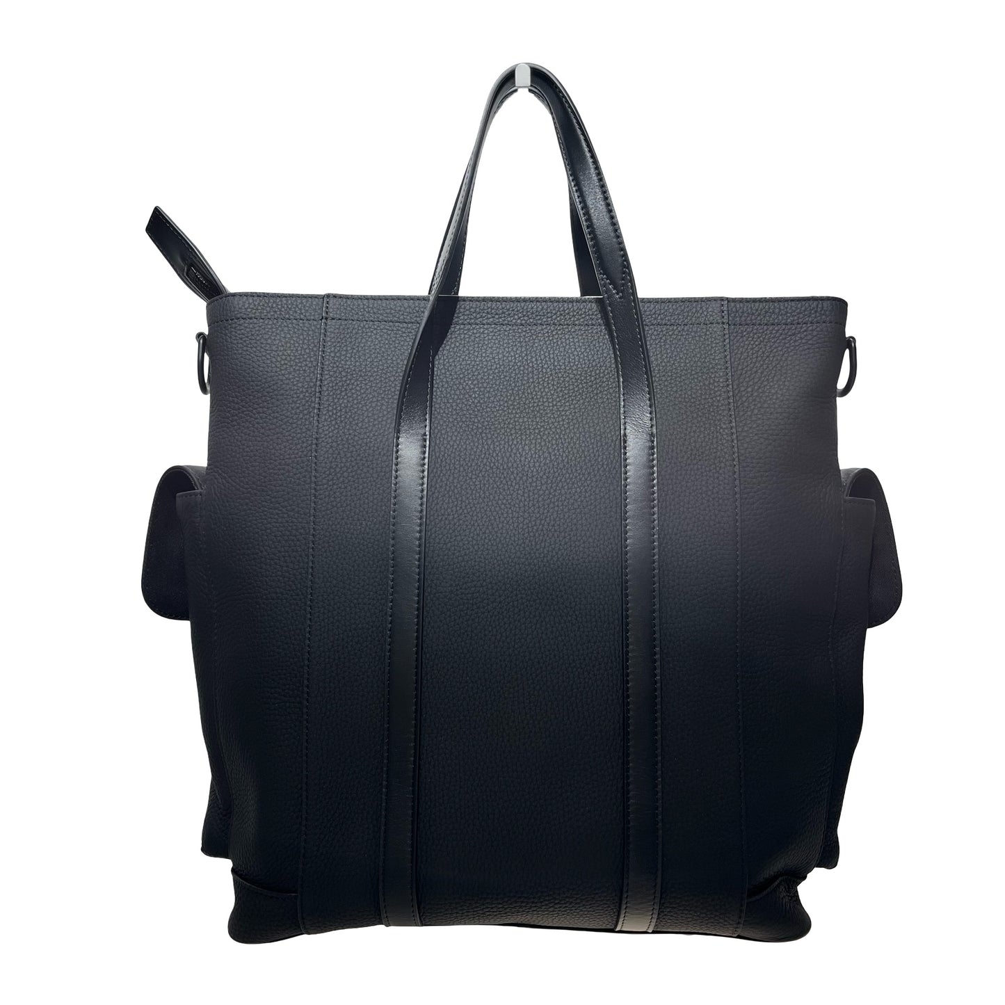 Used LOUIS VUITTON Taurillon Leather Christopher Tote Two Way Shoulder Bag Black